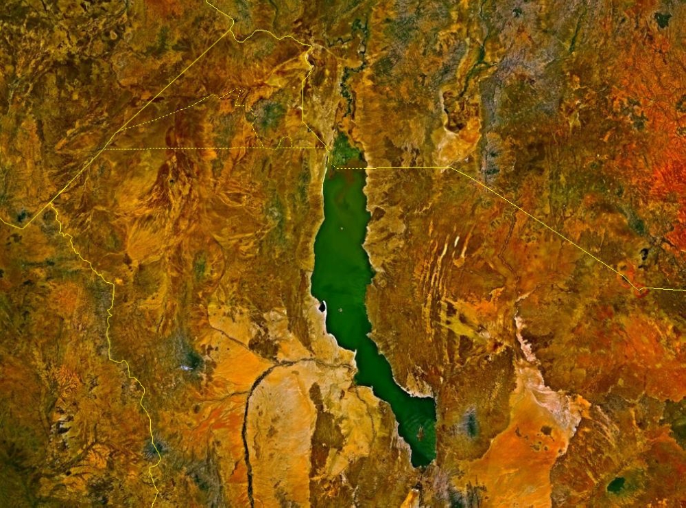 The Ilemi Triangle region is at the north-western corner of Lake Turkana.