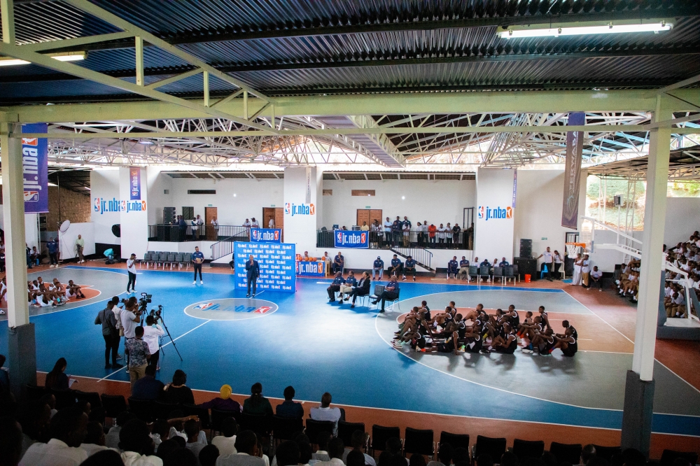 The 1500-seat facility was since October 2022 constructed through a partnership between NBA Africa and FERWABA