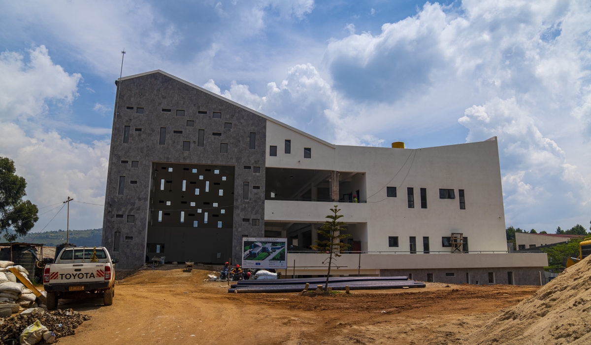 The expansion of Butaro Hospital is underway. Photo by Partners In Health