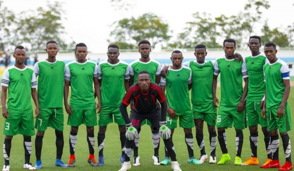Rwamagana City FC  players before the game against AS Kigali. Players who preferred anonymity told Times Sport that they have for long been claiming for their salary arrears for the last four months but in vain.