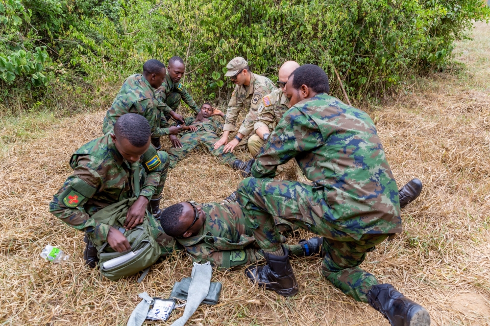 The Rwanda Defence Force has sent military personnel in the multinational exercise codenamed Justified Accord 23 (JA23) from February 13 to 24. COURTESY