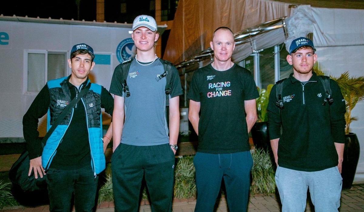 Chris Froome (2nd-right), a four-time winner of Tour de France, is part of the Israel Premier Tech team roster that will compete at this year&#039;s Tour du Rwanda. The race starts on Sunday, February 19, and will run through February 26.