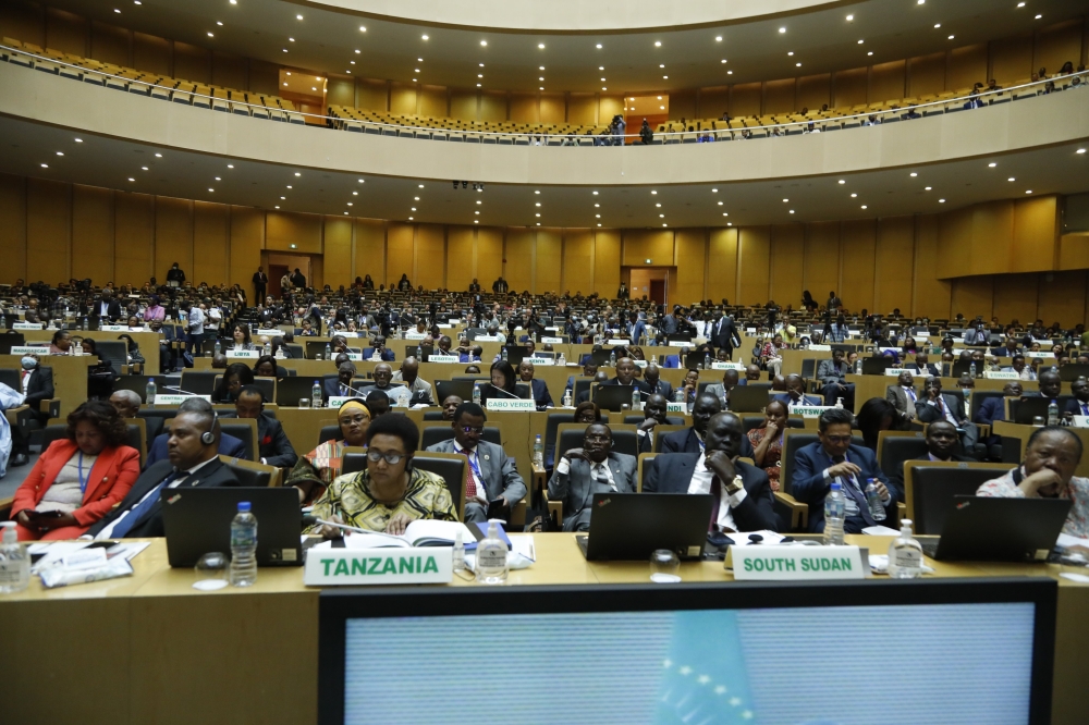 Delegates at the 36th ordinary session of the African Union (AU) Assembly