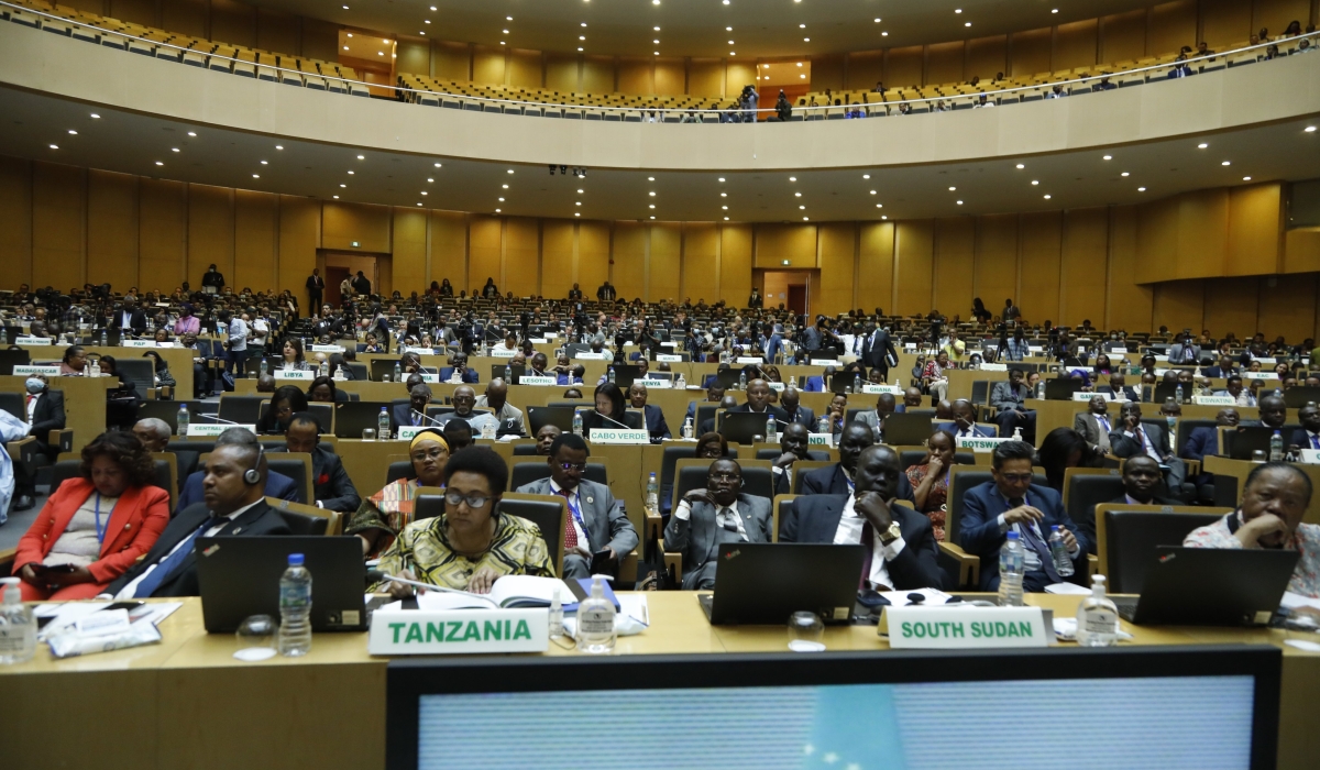 Delegates at the 36th ordinary session of the African Union (AU) Assembly