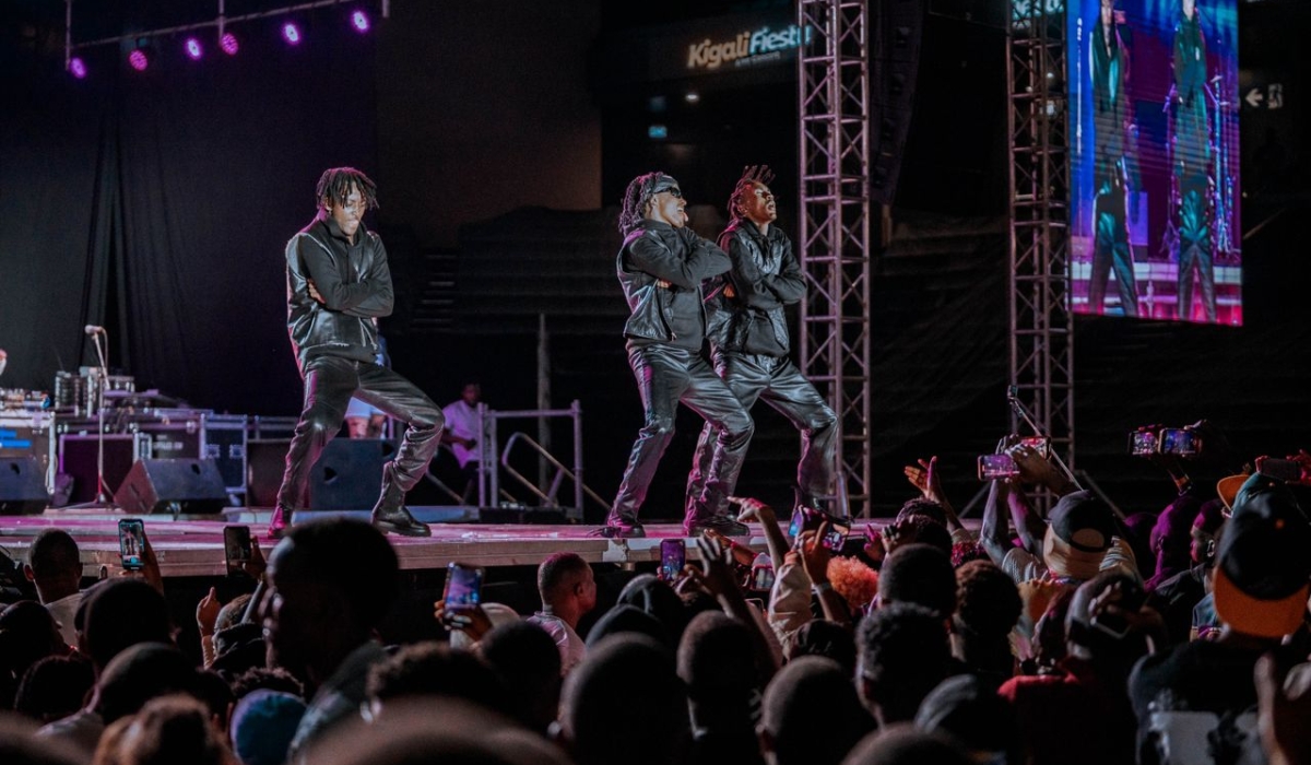 Jojo Breezy (L) dancing at a concert. Courtesy photos