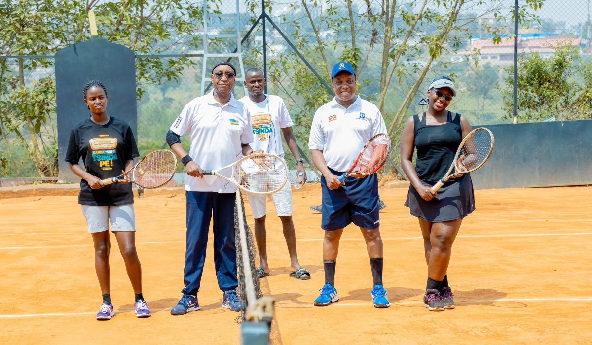 The Rwandan club last weekend welcomed Kampala Club Limited in a Tennis friendly game that took place at Nyarutarama Tennis Court on Saturday, February 18.