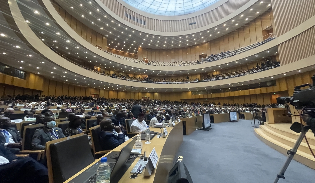 
African leaders during AU Summit
