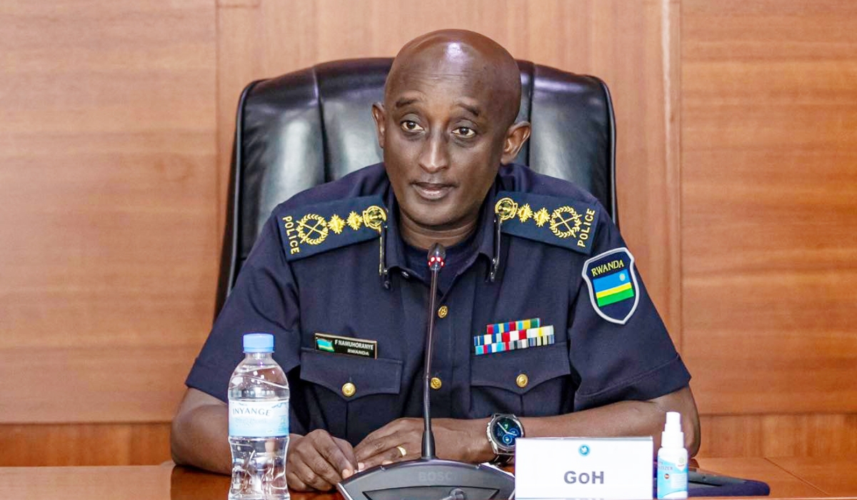 The newly appointed  Inspector General of Rwanda National Police  Felix Namuhoranye. Courtesy