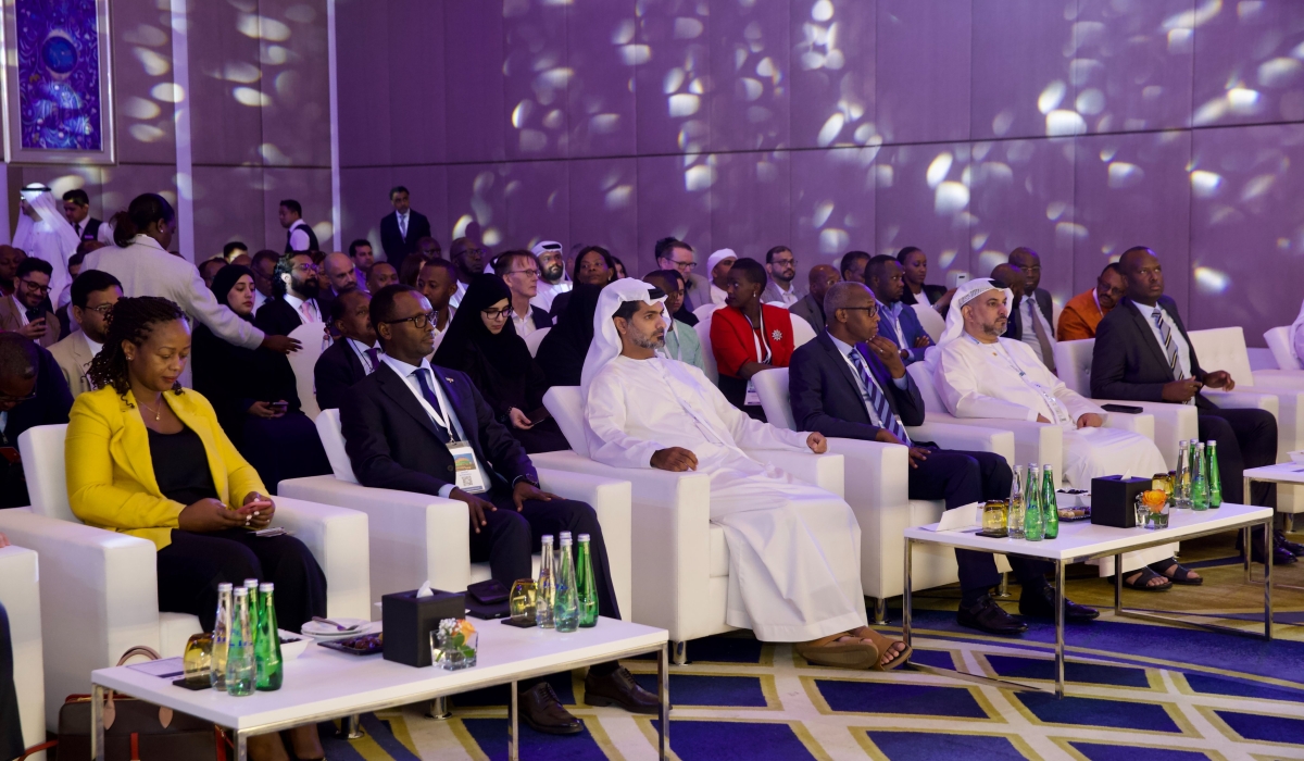 Delegates from Rwanda during a meeting that is taking place from February 21-25, in the Emirates of Abu Dhabi, Sharjah, Ras Al Khaimah, and Dubai. Courtesy
