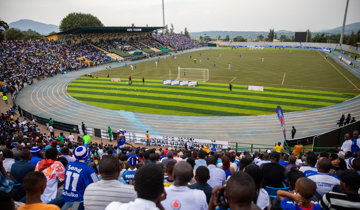 A view of Huye stadium during a 1-0 match between Rayon and APR. CAF has given Huye Stadium the green light to host Amavubi’s next AFCON qualifier against Benin slated for March 27. Olivier Mugwiza