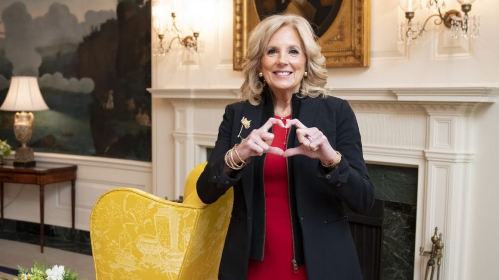 US First Lady Jill Biden. PHOTO WHITE HOUSE