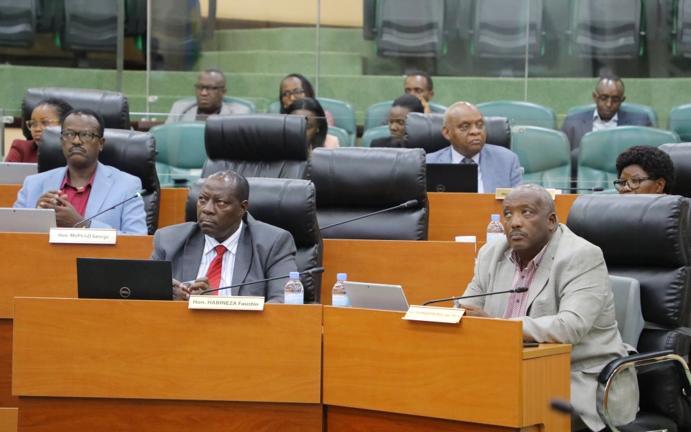 Senators during a session to examine a report from the Senate&#039;s Committee for Social Affairs and Human Rights. Craish Bahizi