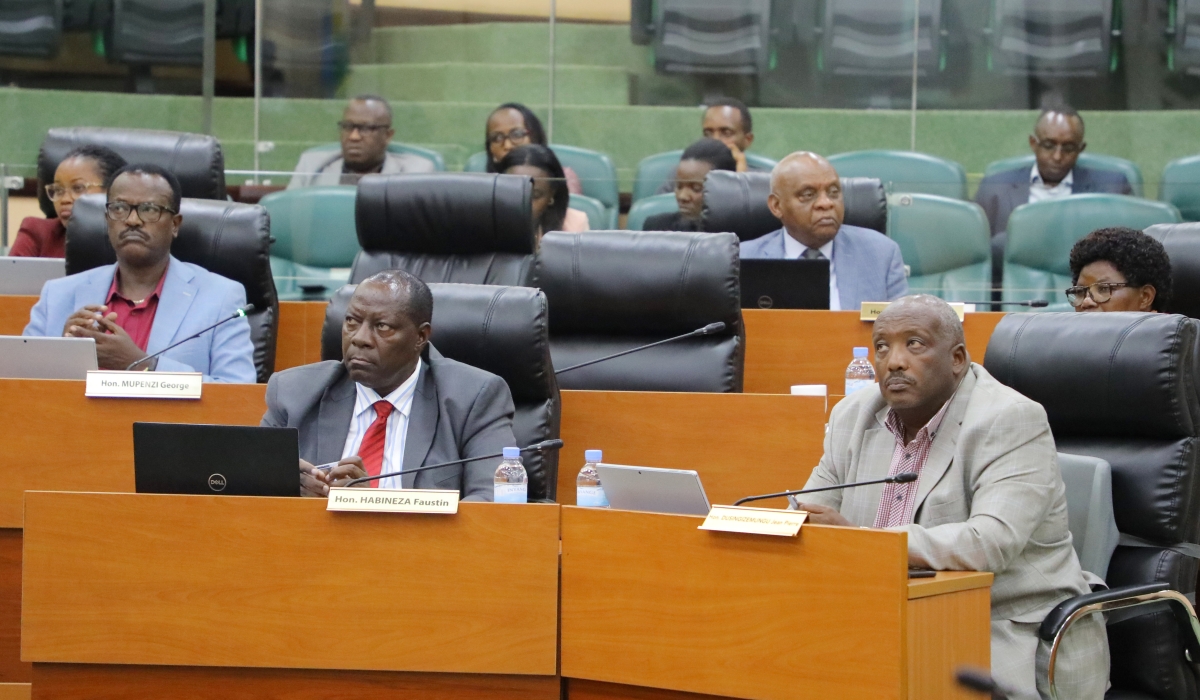 Senators during a session to examine a report from the Senate&#039;s Committee for Social Affairs and Human Rights. Craish Bahizi