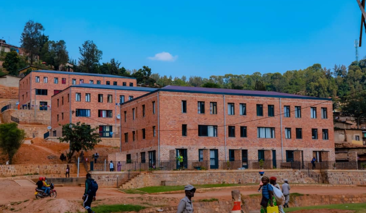 A view of  the newly constructed blocs  that are accommodating residents who were living in high risk zone near Mpazi drainage. Courtesy