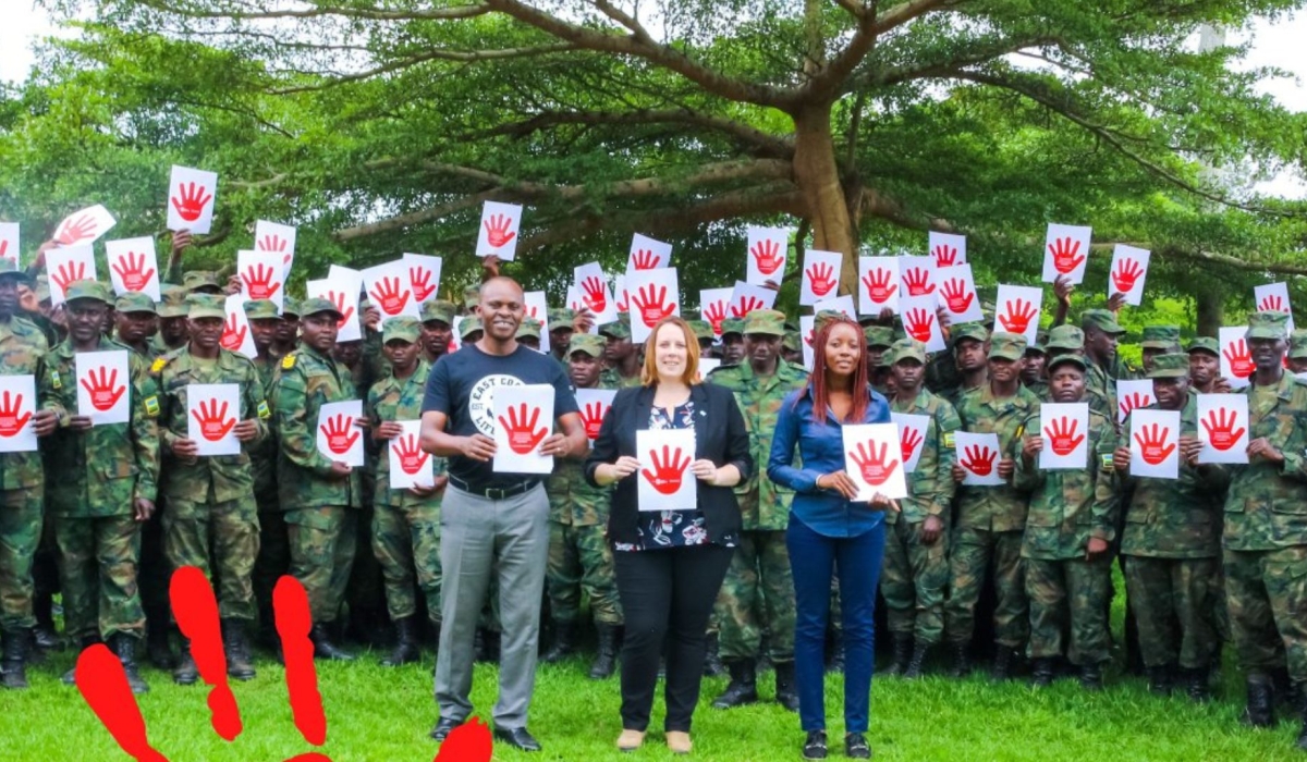 The International Day Against the Use of Child Soldiers (also known as “Red Hand Day”) to draw attention to the issue of child soldiers around the world. courtesy