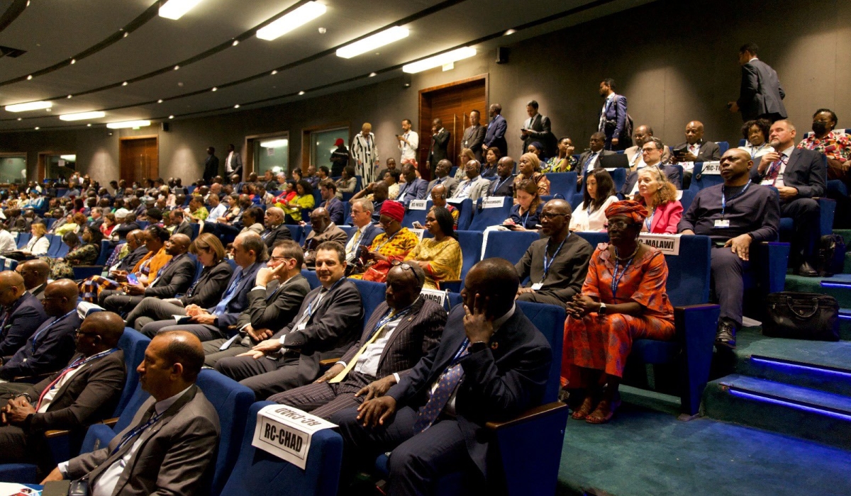 Delegates follow a presentation at the 9th Africa Regional Forum on Sustainable Development on Tuesday, February 28. Courtesy