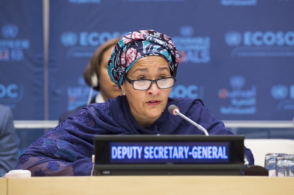 Amina Mohammed.