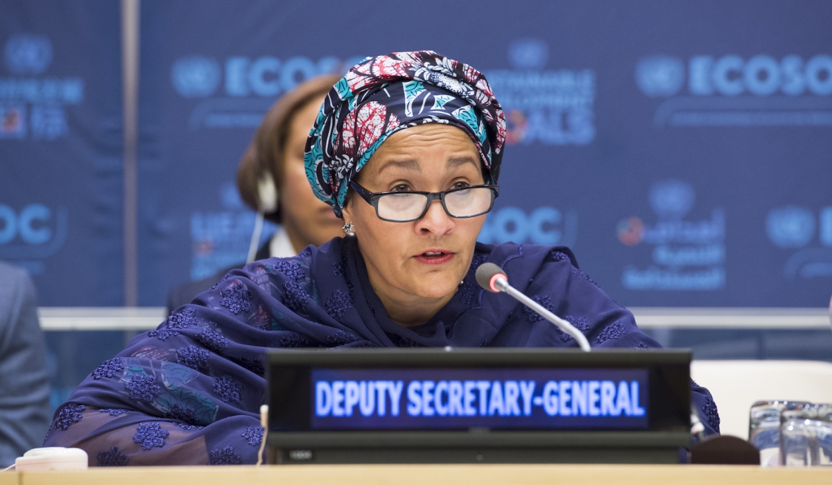 Amina Mohammed.