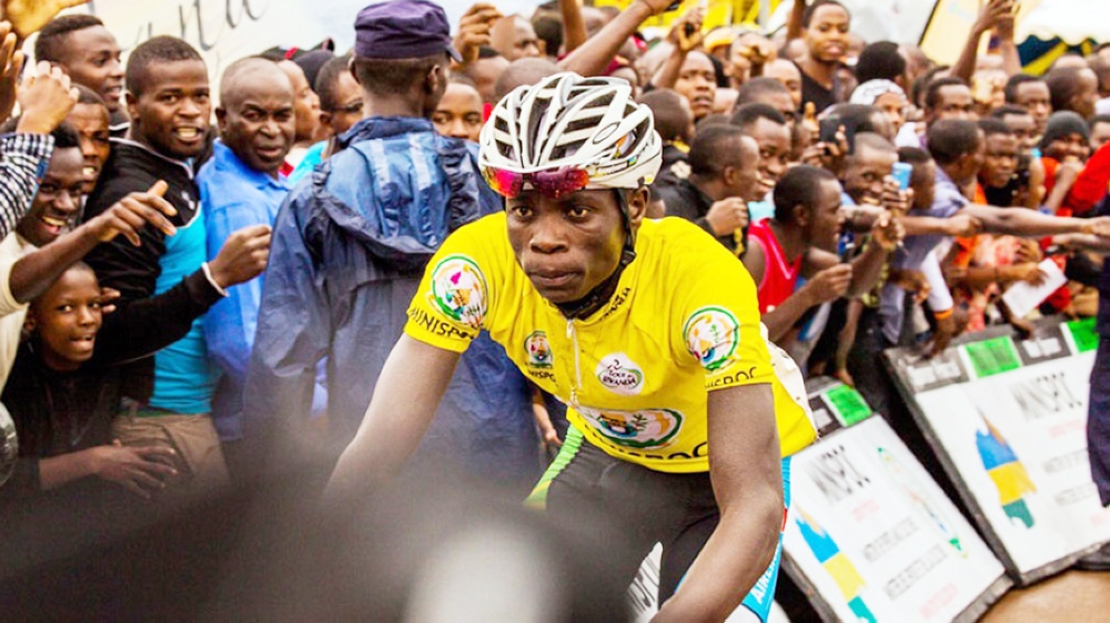 Tour du Rwanda 2015 champion r Jean Bosco Nsengimana. File 