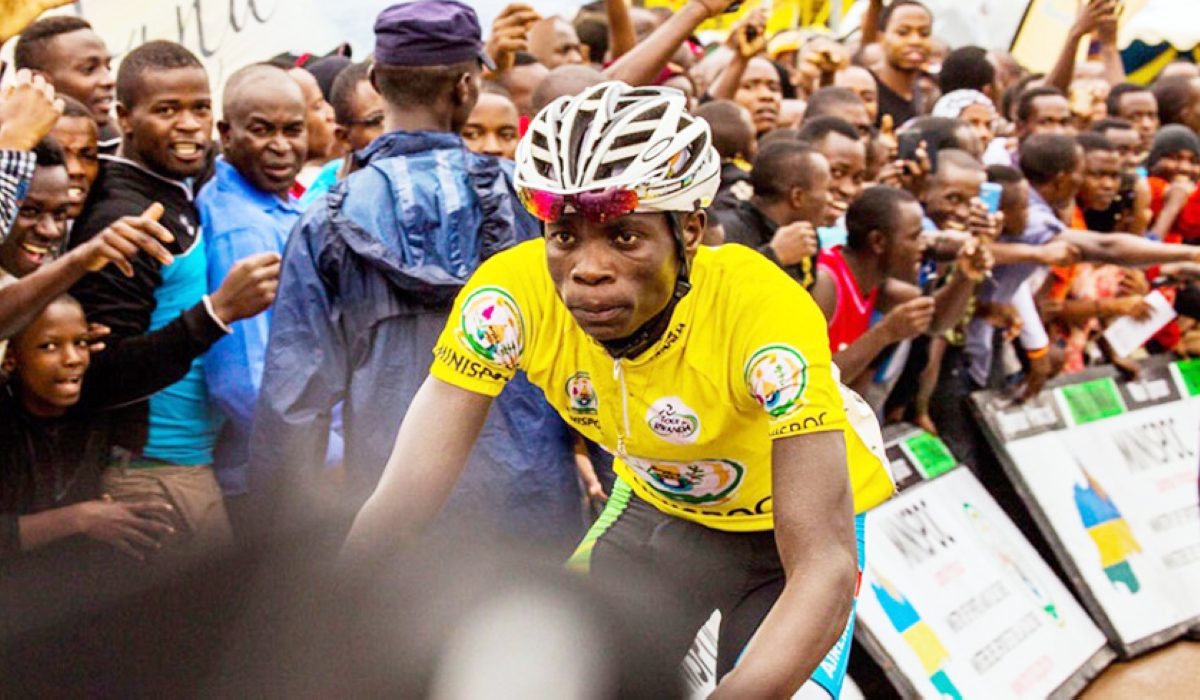 Tour du Rwanda 2015 champion r Jean Bosco Nsengimana. File 