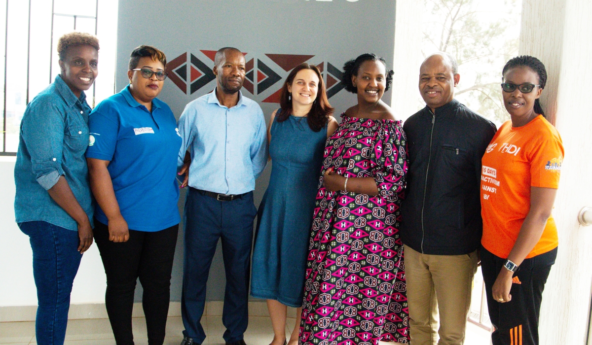 Officials from RWAMREC in a group photo.