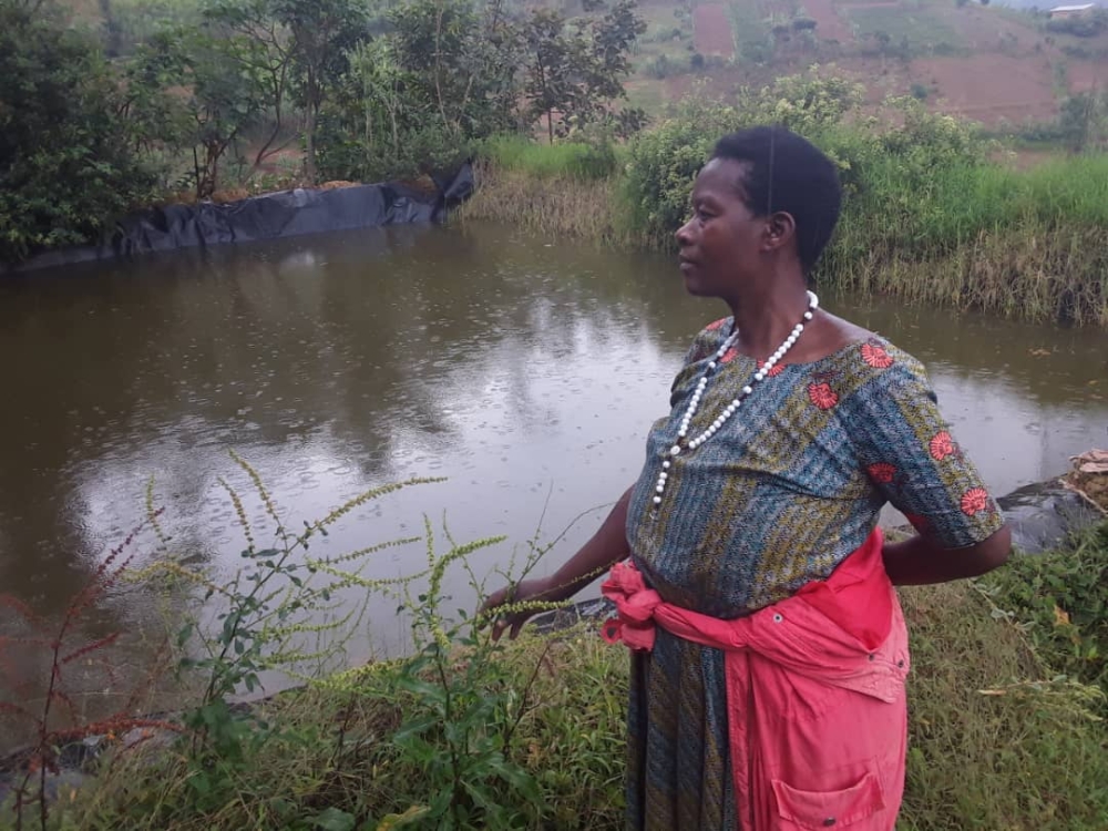 Felicite Umwanzintabakure, a resident of Taba cell, Gashinyi sector in Gakenke District.