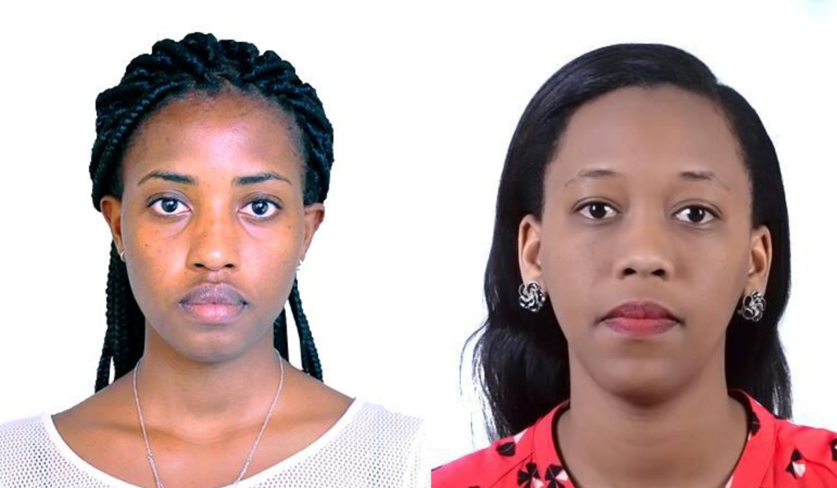 L-R: Yvette Magambo and Jeannelle Ingabire Gapira