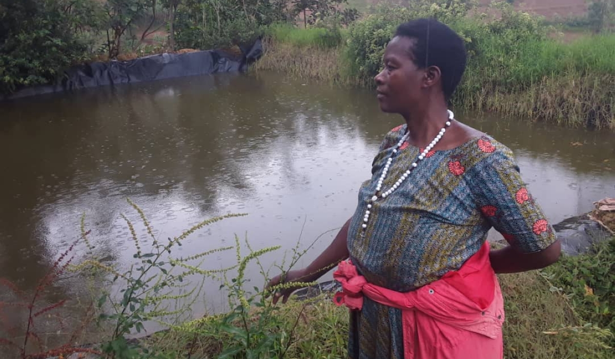 Felicite Umwanzintabakure, a resident of Taba cell, Gashinyi sector in Gakenke District.