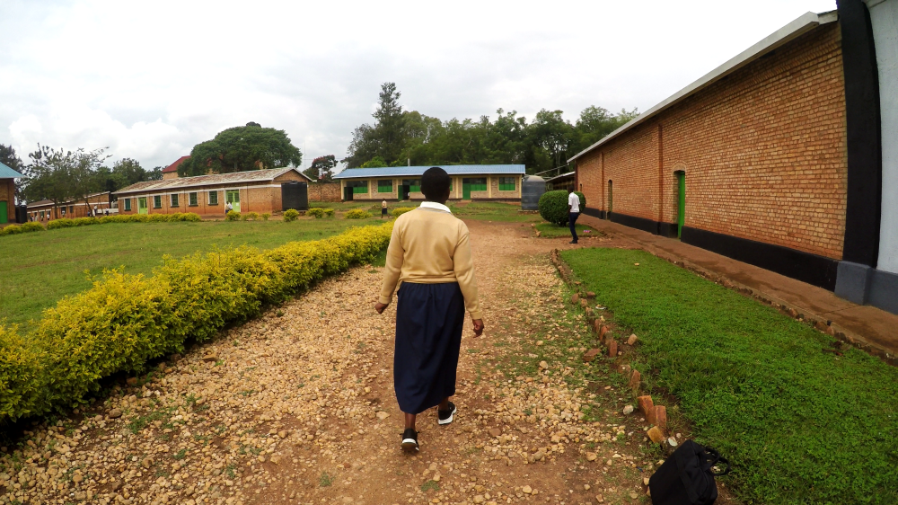 Anita (not her real name) is a Senior 6 student at Groupe Scolaire Butare Catholique in Huye District.