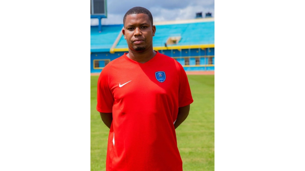 David Rumanzi, a former coach of Amavubi Under-13 years teams at Paris Saint Germain (PSG) academy Rwanda located in Huye District, Southern Province. Courtesy