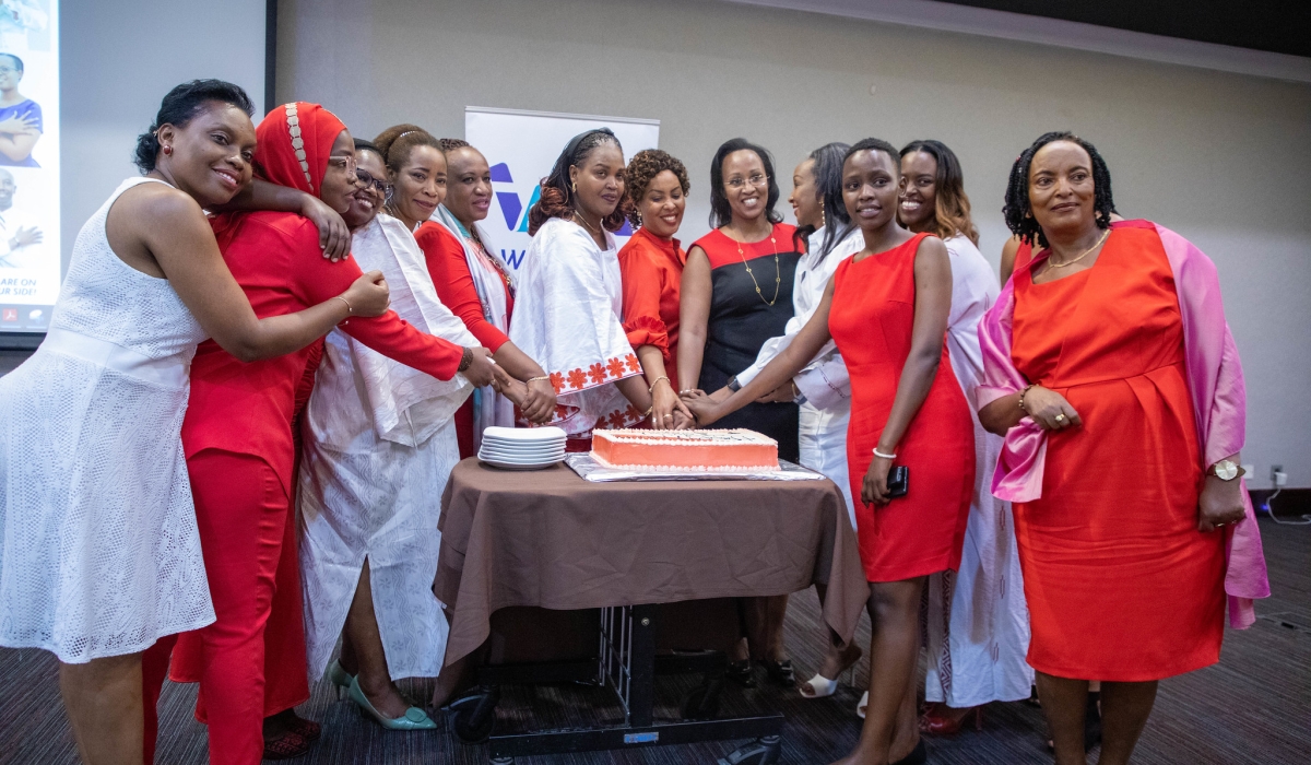 During the colorful event, I&M Bank staff cut a cake to celebrate the 2023 Women’s Day, an event held in Kigali, on Saturday, March 11. Dan Gatsinzi