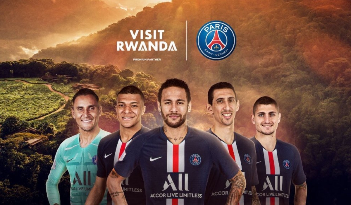 Arsenal Football Club and Paris Saint Germain  are in parternship with Rwanda.