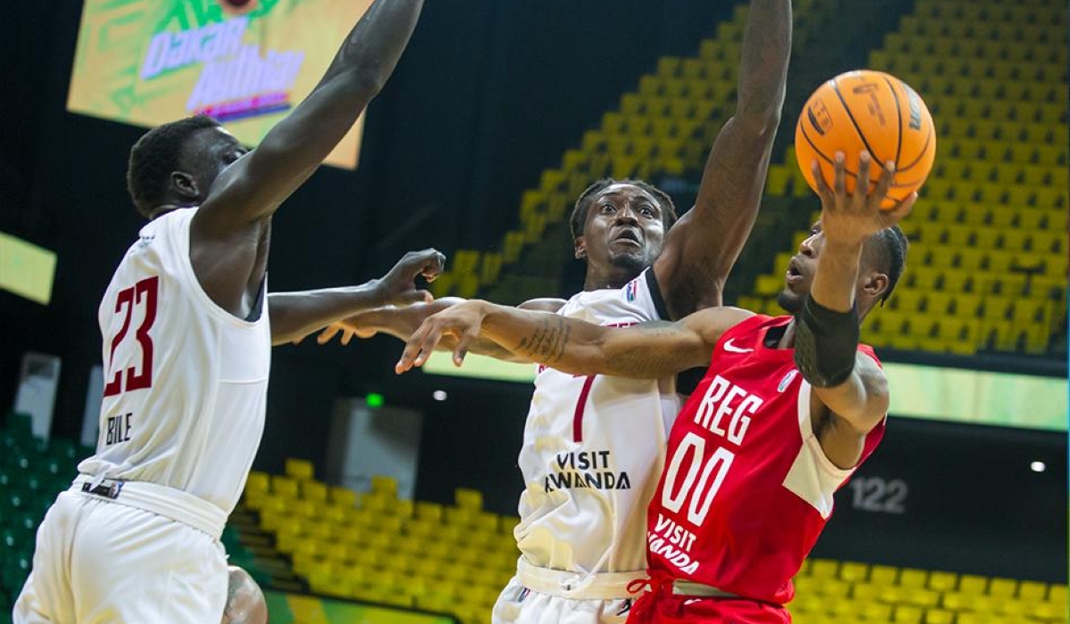 REG&#039;s American point guard Adonis Filer tries a stylish finish as  REG stun  the Ivorian club ABC Fighters  80-73 on Tuesday, in Dakar. The Star Adonis starred with a game high 25 points to power REG to win the game  at the ongoing BAL 2023 Sahara conference regular season in Dakar Arena.
