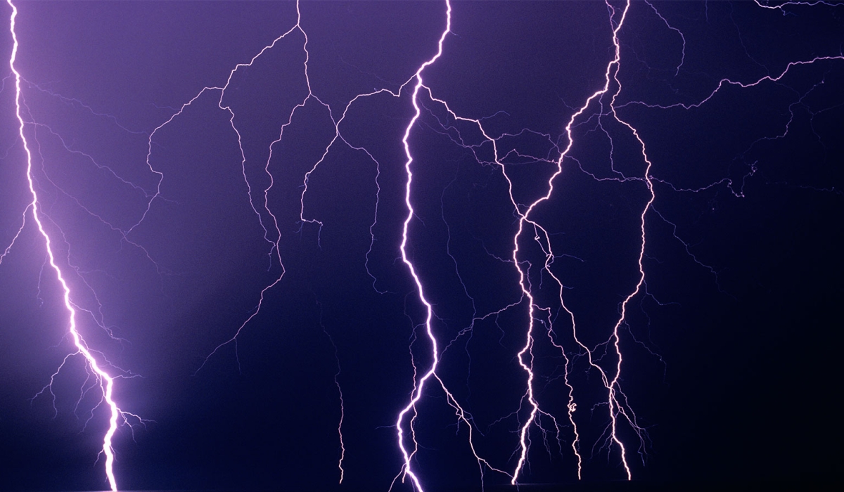 Two people in Gakenke District were on March 15 struck by lightning and died instantly. Internet photo