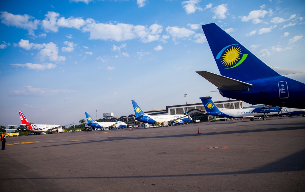 Some airplanes at Kigali International Airport during the CHOGM. Kigali International Airport has been ranked among the top 10 airports in Africa by the SKYTRAX World Airport Awards 2023. Olivier Mugwiza