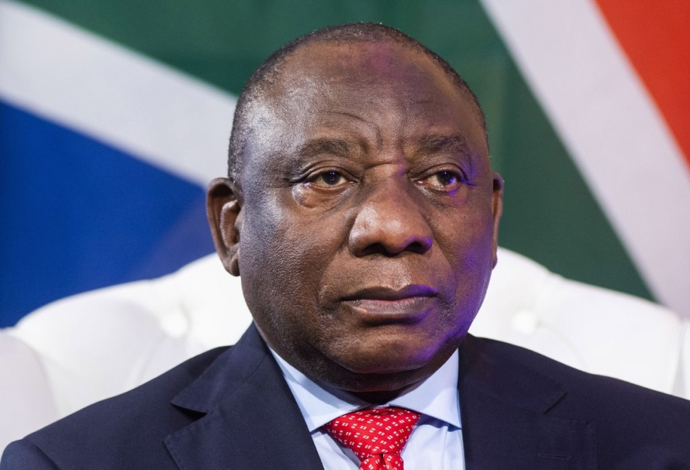 South African President Cyril Ramaphosa.