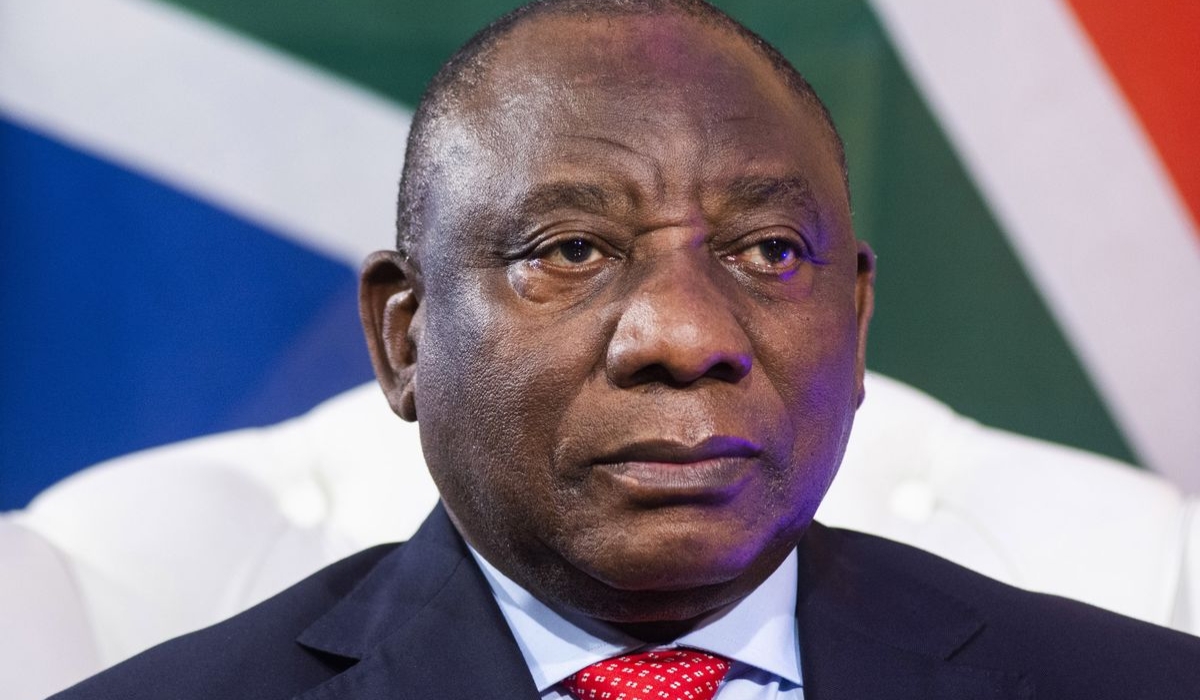 South African President Cyril Ramaphosa.