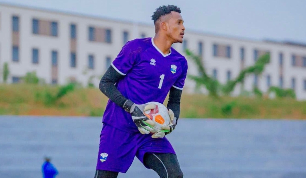 National Football team&#039; goalkeeper Fiacre Ntwali during the game