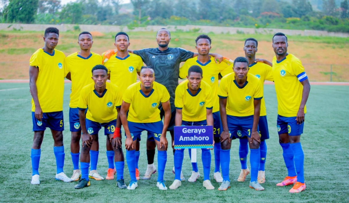 Ivoire Olympique players in a group photo before facing APR FC in Peace Cup. The team head coach Amran Hategekimana said that Friday’s encounter against AS Muhanga will be a do-or-die game. 