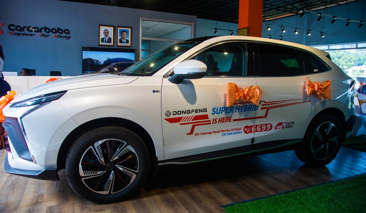 Dongfeng that is represented by Carcarbaba, a local car dealership, has unveiled a new hybrid vehicle T5 HEV on the Rwandan market in Kigali on March 22. Photos by Dan Gatsinzi