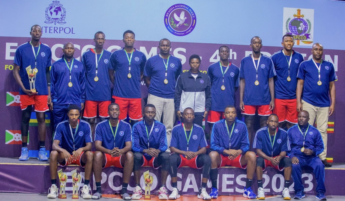 Rwanda National Police (RNP) struck yet another gold medal in the EAPCCO Games after hosts’ basketball team beat Tanzania 96-37 in Saturday’s final held at Lycee De Kigali. Courtesy