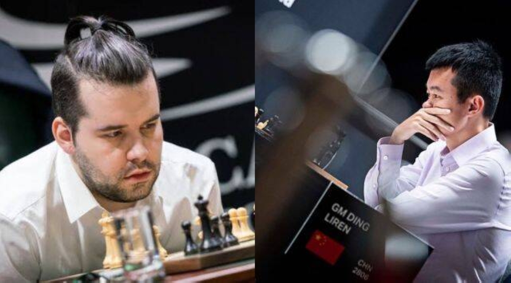World no. 2 Ian Nepomniachtchi is set to play the first of the 14-game World Championship match against World No. 3 Ding Liren in Astana on April 9. (Chess.com)