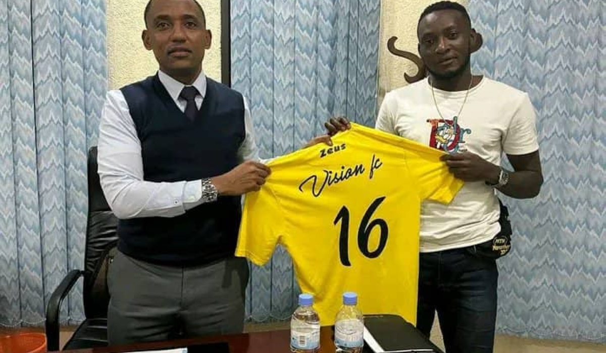 Former Mukura Victory, Etincelles and Musanze striker Rashid Mutebi has signed for second division club Vision FC. Courtesy