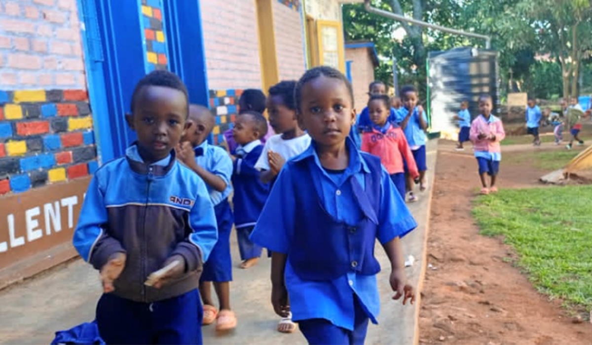 Children at Kigabiro Early Childhood Development Centre in Rwamagana District. Every parent pays Rwf2000 weekly to take care of the basic needs for children at the ECD. Photos: Courtesy.