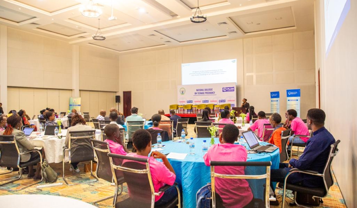 The national dialogue on teenage pregnancy was attended by government officials and non-government organisations.
