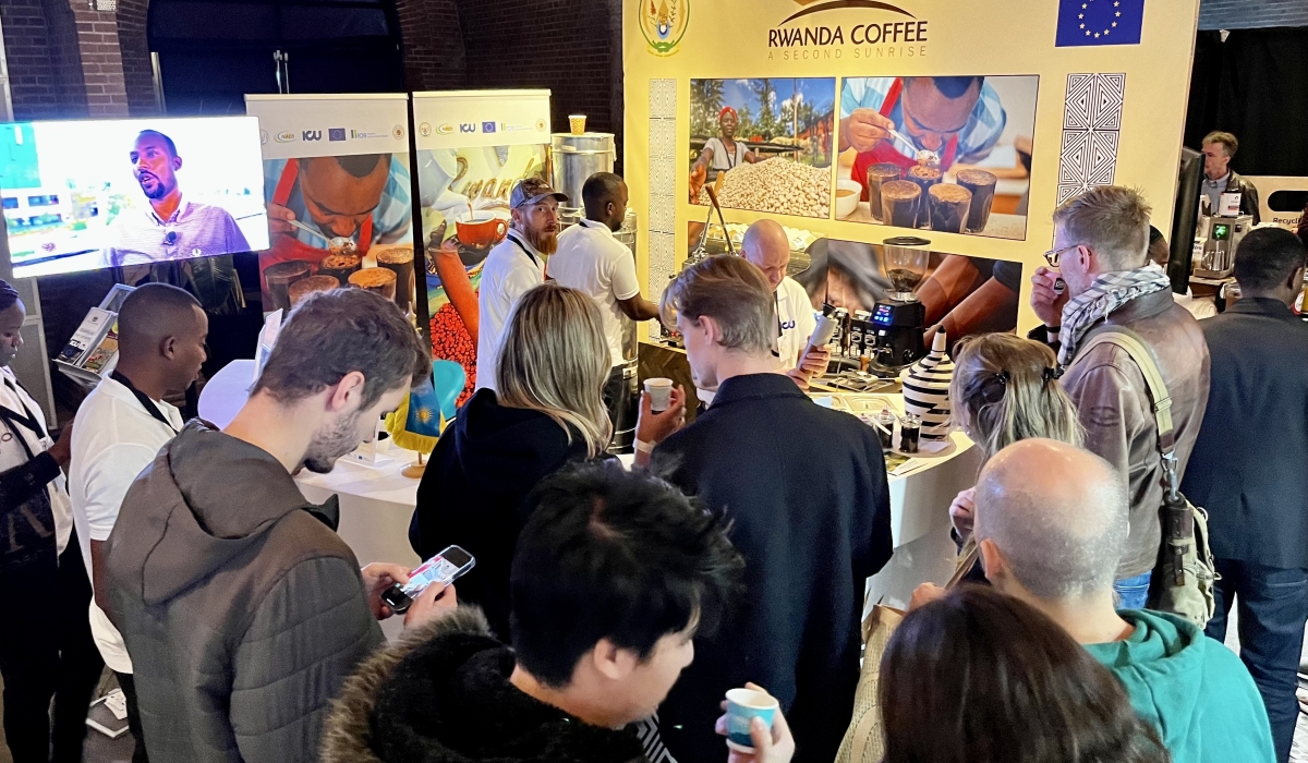 Rwandan coffee producers have graced the Amsterdam Coffee Festival for the fourth time that is underway from March 30 to April 1. Courtesy