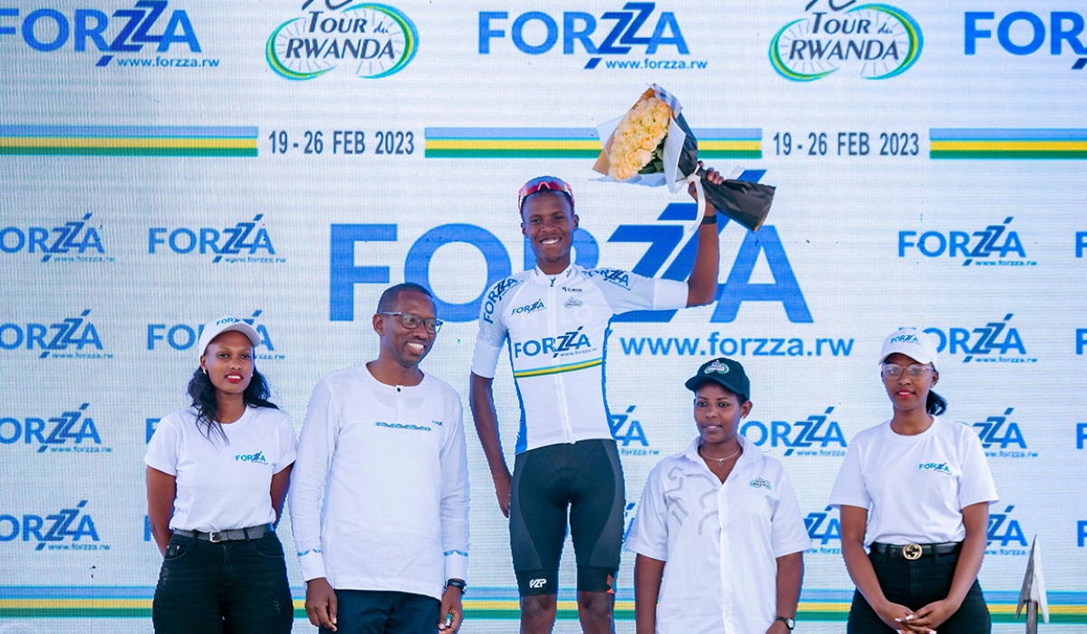 The rider Muhoza could now become the country’s next cycling star after proving his worth at the just-concluded Tour du Rwanda 2023. Photo: Courtesy.