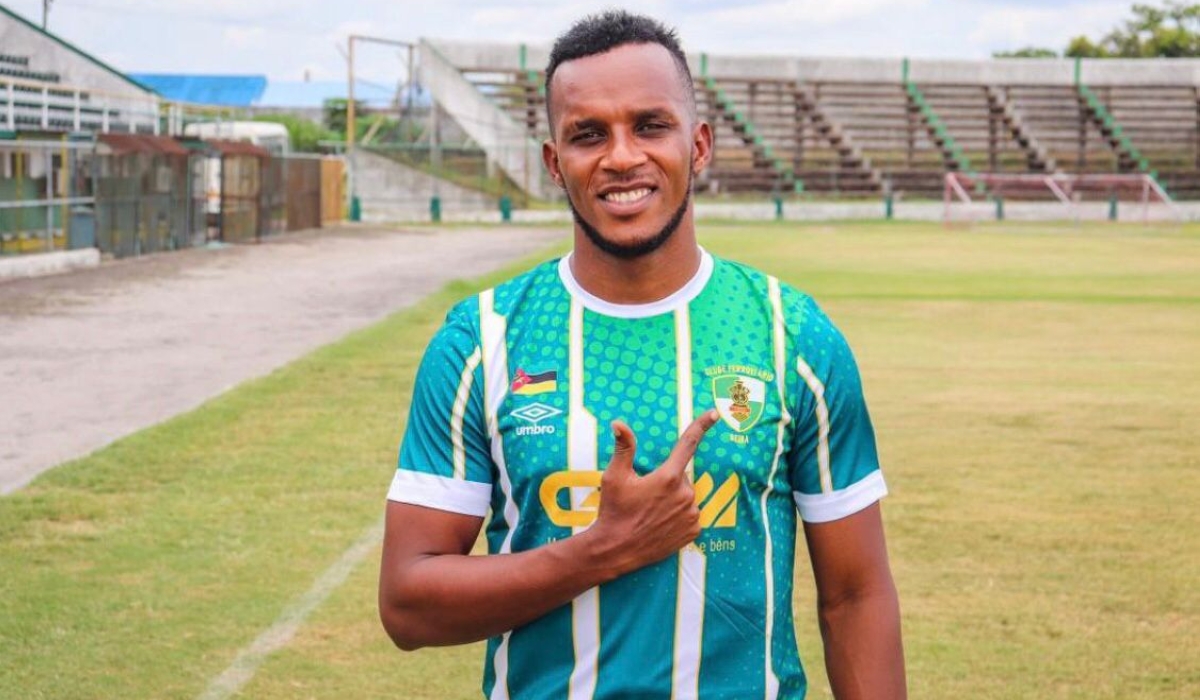 Rwandan midfielder Patrick Sibomana opened his goal account at Mozambican side Club Ferroviario Beira against Desportiva de Sofala 1-0. Courtesy
