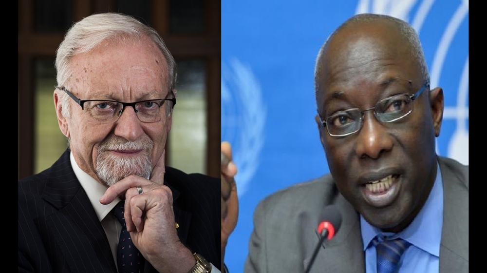 Gareth Evans, the former Australian foreign minister and Adama Dieng, the ex-UN advisor on Genocide Prevention. internet