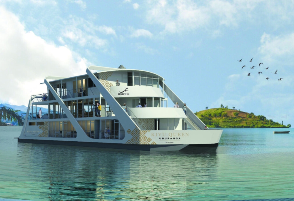 The newly constructed motor yacht Kivu Queen Uburanga, Rwanda’s “floating hotel” is expected to be fully operational and possibly start taking bookings in August. COURTESY